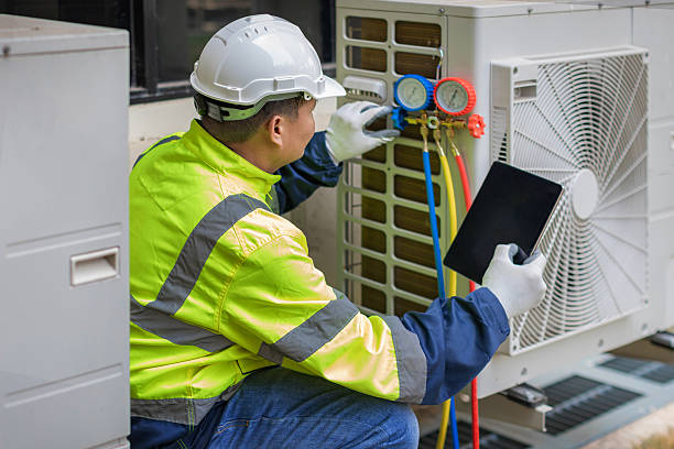 Professional Ductwork Repair technician working in Rye Beach, NH